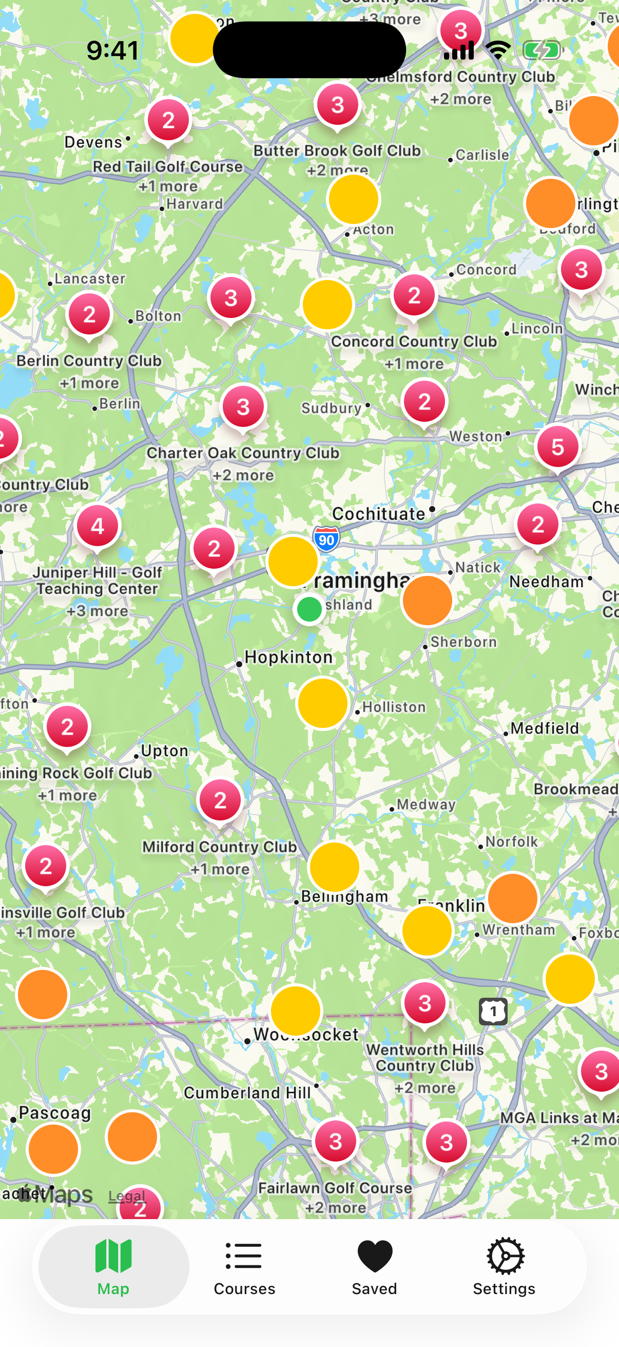 Map view